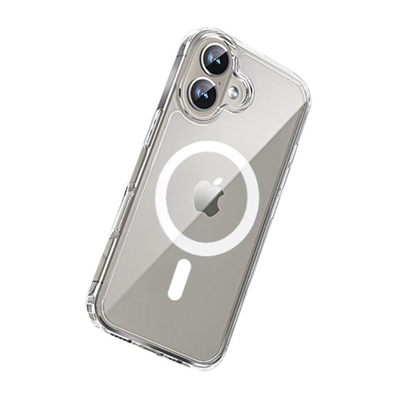 Прозрачный чехол Jingdong Crafted с MagSafe и подставкой для iPhone 16