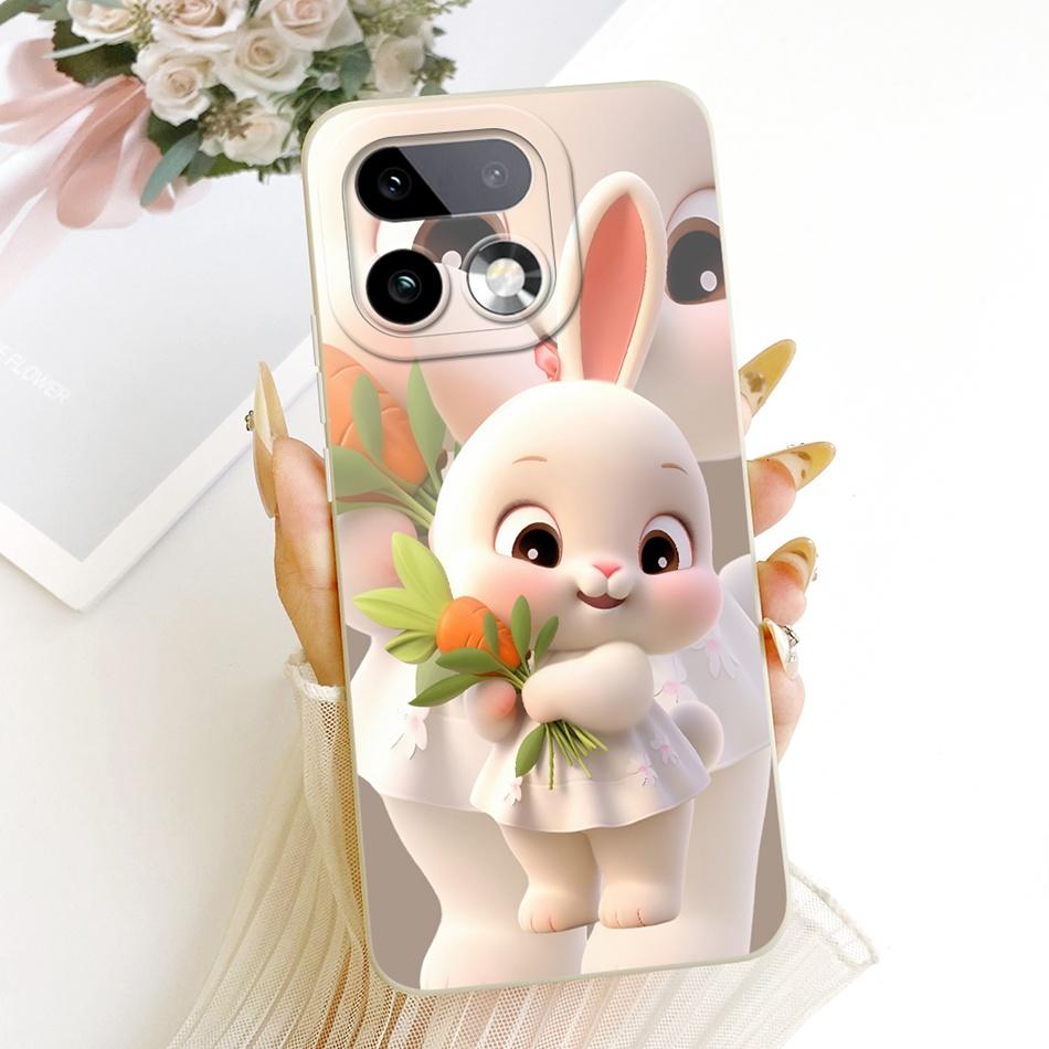 Для Realme 16 Pro+ 16Pro Милый Кот Цветок Мультяшный Чехол для Телефона Для Realme 16 Pro Plus 5G Мягкие Силиконовые Чехлы Бамперы