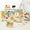 Kids' Wooden Tea & Dessert Role Play Set for Early Education