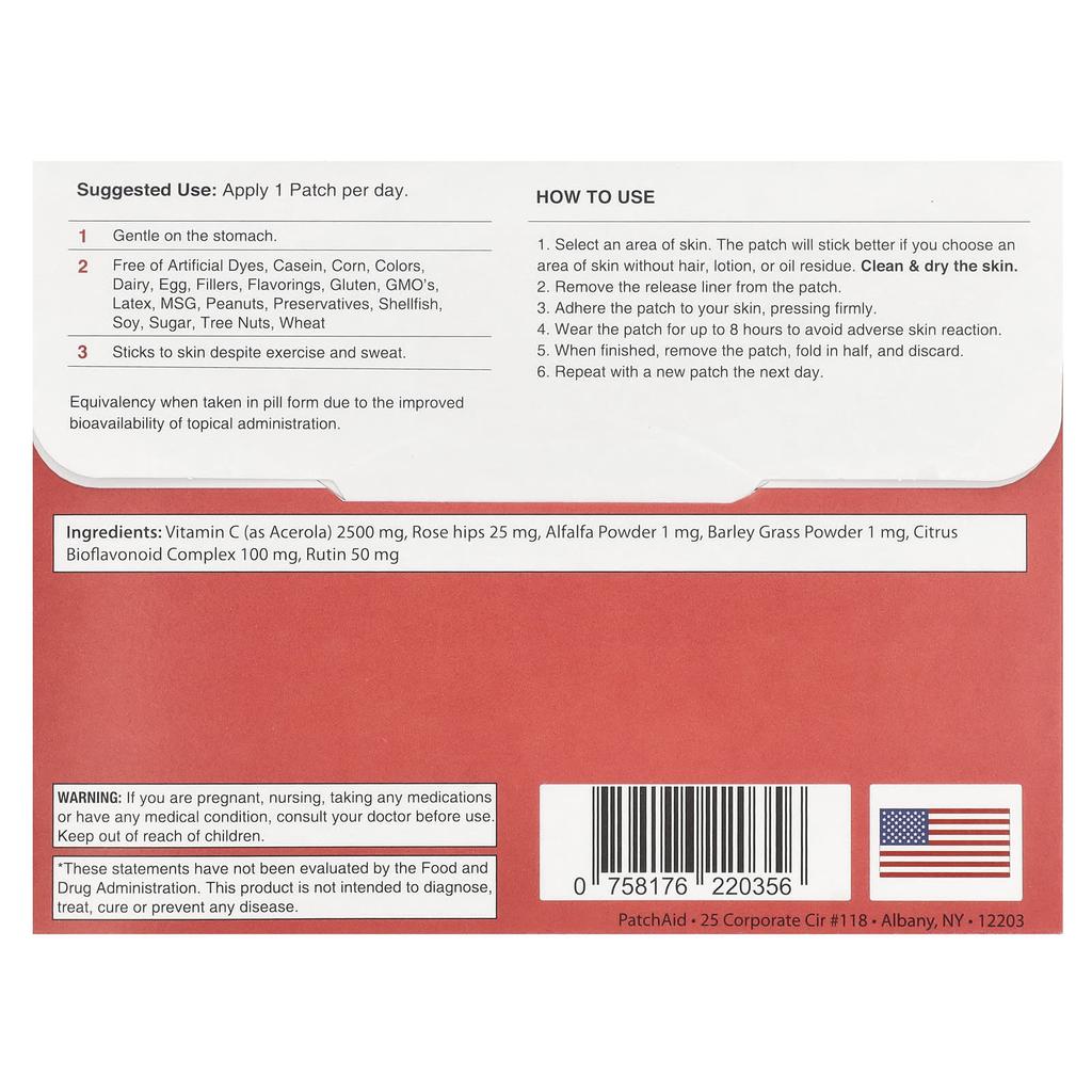 Vitamin C Plus Patches, 30 Sheets