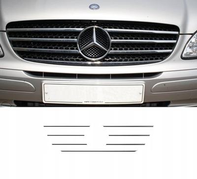 Mercedes VITO VIANO W639 Хромированные накладки на решетку радиатора, декоративный манекен