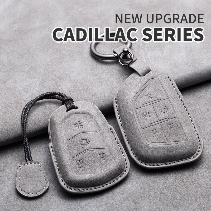 Новый чехол-накладка из овчины для автомобильного ключа-пульта для Cadillac ATS-L XTS XT5 CTS CT6 ATS 28T SRX Escalade 2015 Аксессуары для стайлинга