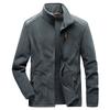 Spring Autumn and Winter New Men's Warm Thick Warm Fleece Jacket Jacket Stand-up Collar Fleece Casual Large-size Top