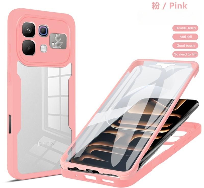 Чехлы Для Infinix Note 60 Pro Note Edge 5G INFINIX Smart 20 4G Hot 60 Pro + 60i 360 Защита Всего Тела Прозрачный Чехол