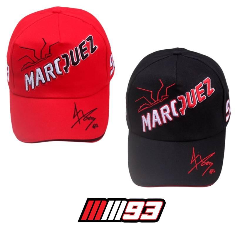 Black And Red Marc Marquez 93 Baseball Cap For Outdoor Sports