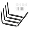 4pcs Kayak Storage Racks Heavy Duty Garage Hangers Jumbo Wall Hooks for Canoe Kayak