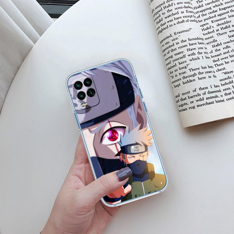 Прозрачный чехол для телефона с аниме Наруто для Samsung Galaxy A04 A04S A14 A23 A34 A54 M23 M33 M52 M53