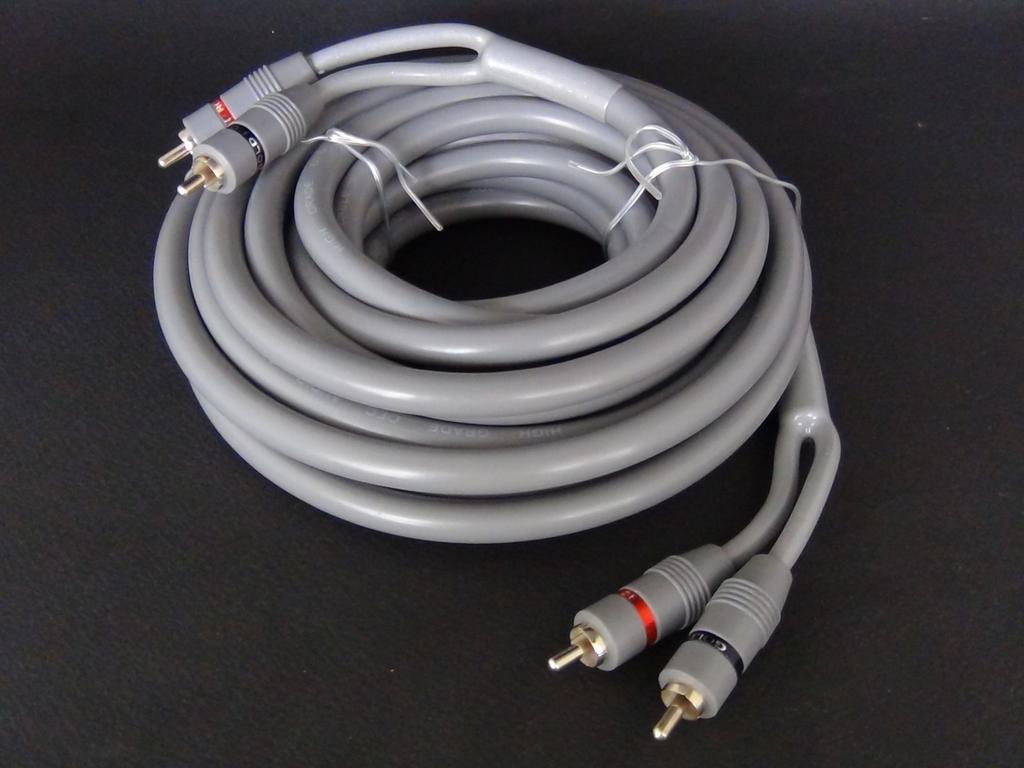 Кабель RCA класса OFC с двойным экраном Arc Hill 6 м серый кабель/высокий RPP-65