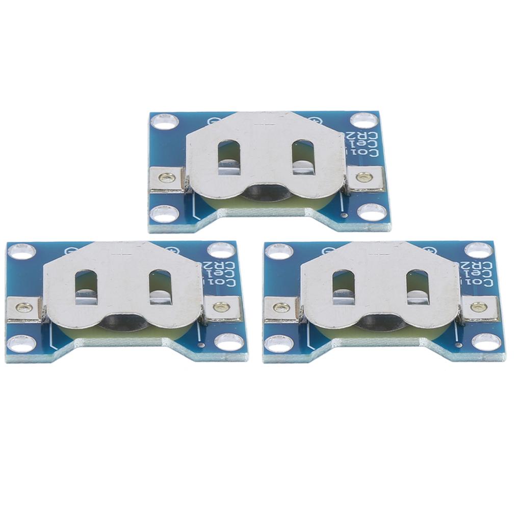 3Pcs Button Battery Mounting Board Electrical Holder Module for 20mm CR2032 Coin Cell