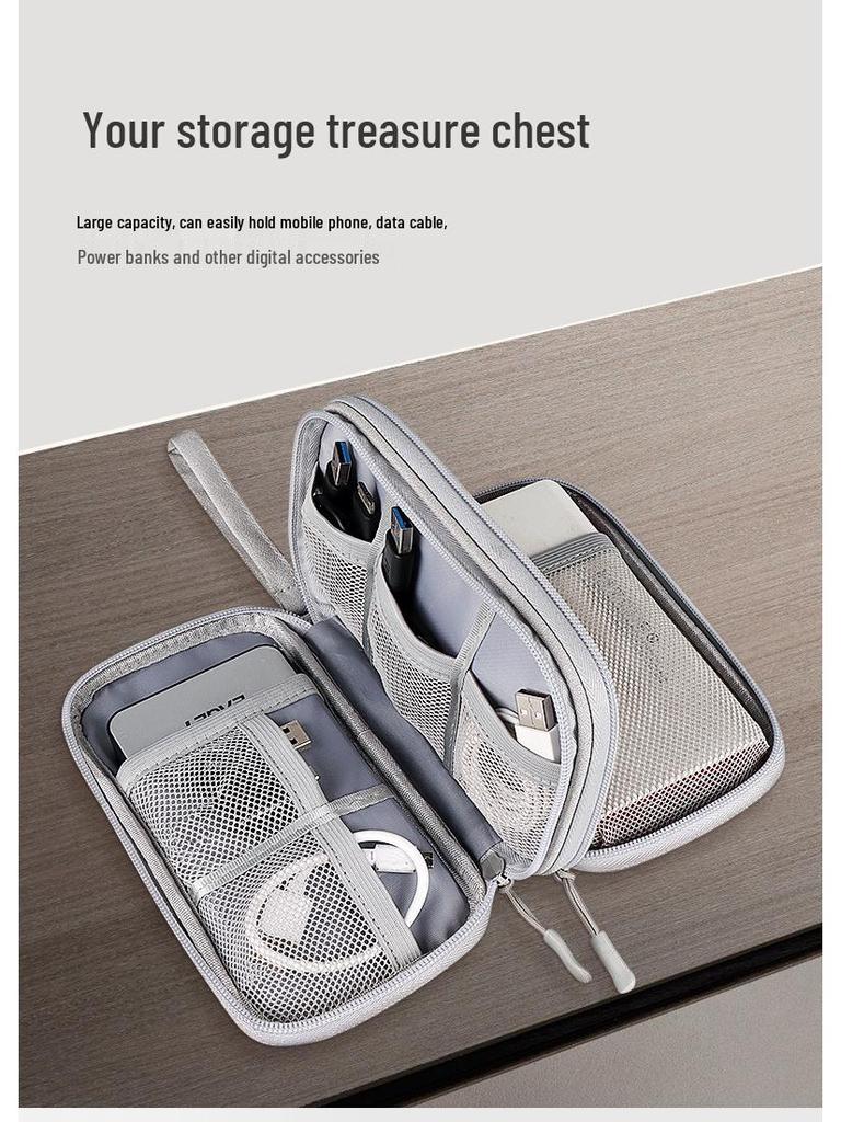 Multifunctional Travel Digital Storage Bag for Cables, Chargers, and Accessories