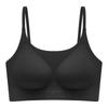 Invisible liquid foundation seamless underwear women's big breasts show small breasts gather soft support upper support dark skin tone no size
