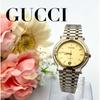 Б/У 858 Новая Батарея GUCCI Gucci 9000M Часы Дата Винтаж Кварцевые Комби Мужские Нержавеющая Сталь Рабочие