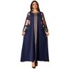 AB415 Дубайское платье: Платье-кафтан с пайетками для женщин