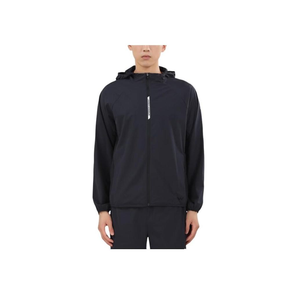 Under Armour Спортивная тканая куртка с однотонным логотипом, мужская верхняя одежда, черная 22500405-001