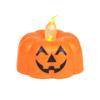 Halloween Autumn Pumpkin Tea Light LED Electronic Tea Wax Lights For Halloween Party Decoration