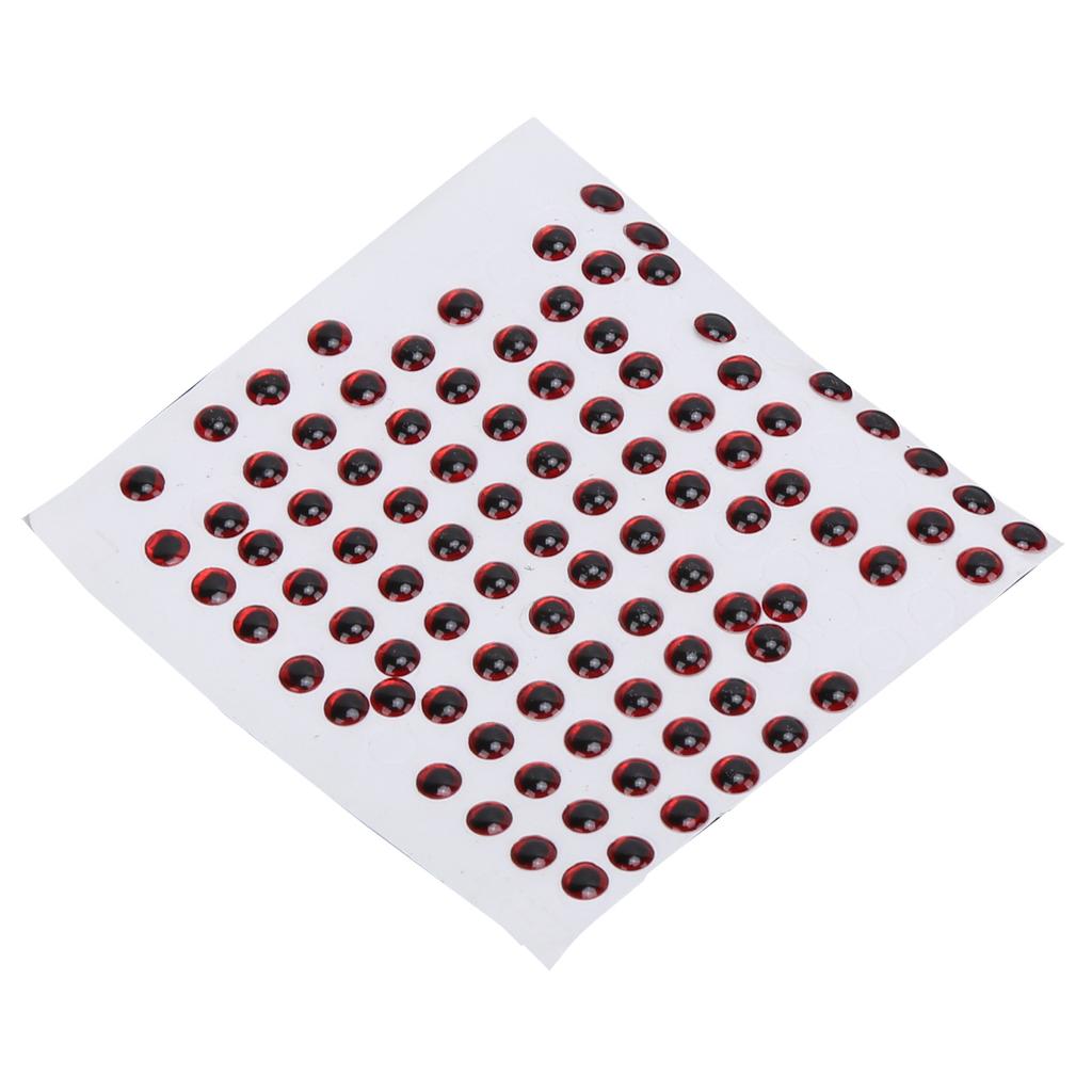 100 шт. Глаза для рыболовных приманок 3D Имитация Рыбий глаз Наклейка для вязания мушек Приманки Поделки DIY Материалы