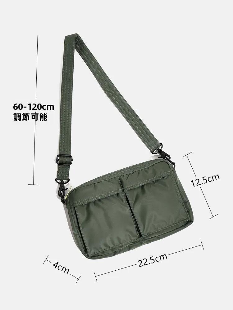 Versatile Mini Crossbody Shoulder Bag for Men And Women Commuting Traveling Street Sle Soft Nylon Leisure Single Strap Bag