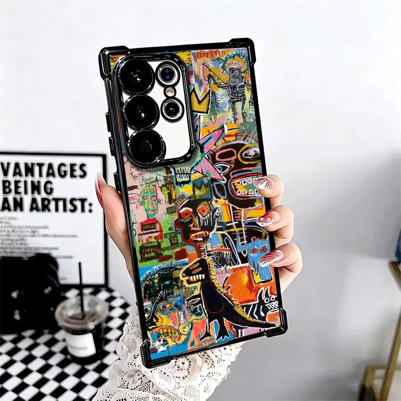 Модный Арт Граффити Мягкий Чехол Для Телефона Для Samsung Galaxy S26 Ultra S25 Edge S24 FE S23 Plus S22 S21 + S20 Покрытие Защита От Падения Funda