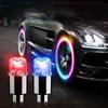 New 2PCS Colorful LED Wheel Valve Lights Motorcycles Bicycles Car Wheel Tire Valve Caps Universal Dustproof Bicycle Valve Cover
