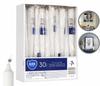 Aura Tapered Table Candle White 7H 1 Piece S30-1-090