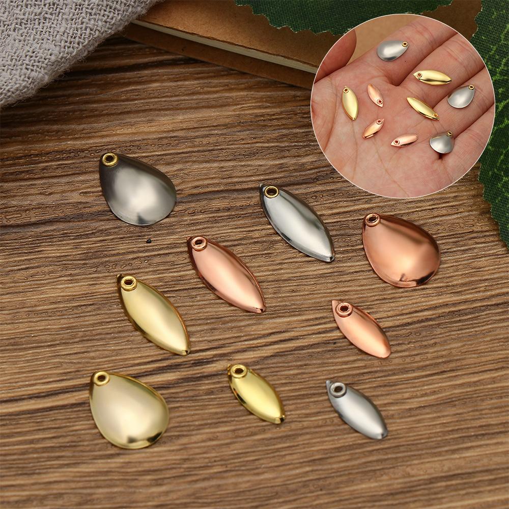 Вращающийся гладкий никелированный блесна-аттрактант для рыбалки, лепестки-спиннеры, металлическая ива, металлическая VIB приманка