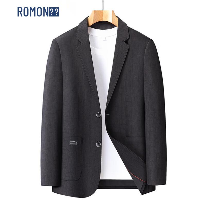 ROMON Мужской приталенный пиджак в стиле business casual