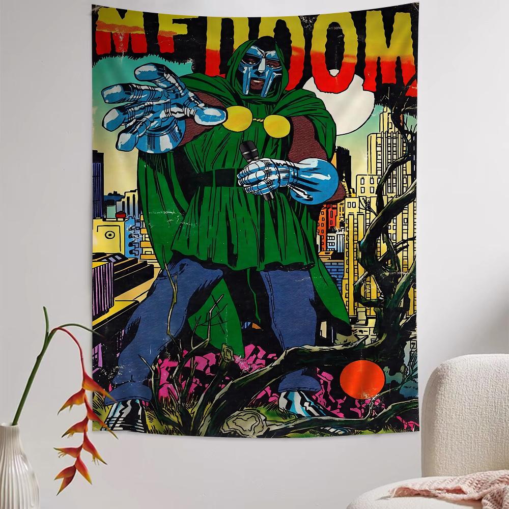 MF DOOM Цветной Гобелен Настенный Подвесной Таро Хиппи Ковры Настенные Декор Комнаты в Общежитии Дома