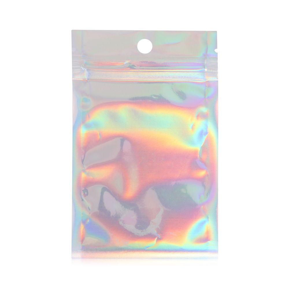 20 Pcs Plastic Waterproof Self Seal Zipper Reclosable Pouches Storage Packaging Bag