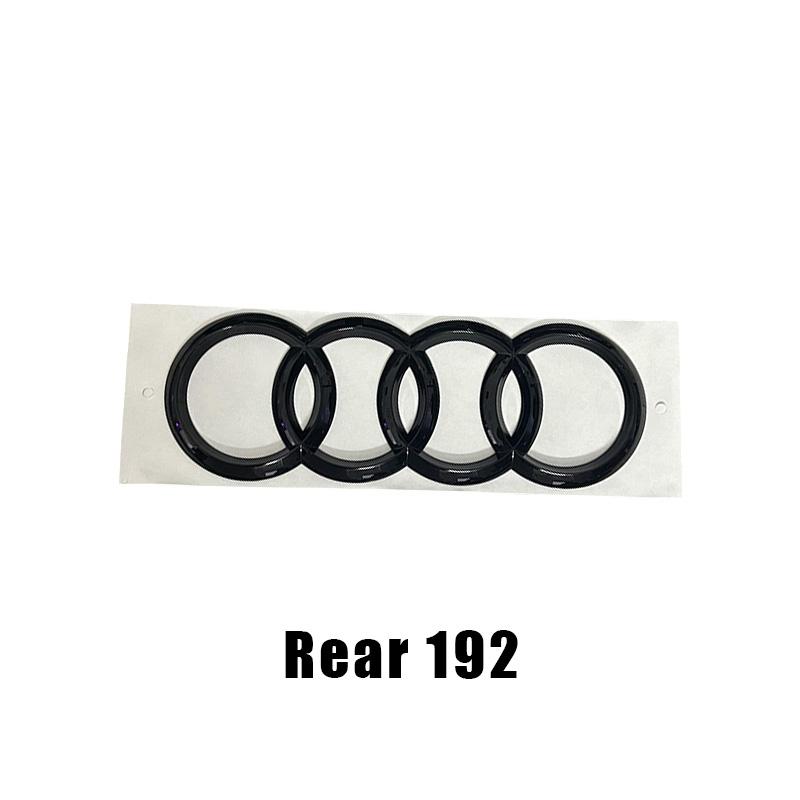 Glossy Black 192mm 275mm hot 2010-2019 S4 Badge ABS Car Styling Hood Front Bonnet Grill Rear Trunk S4 Emblem Stickers Accessory