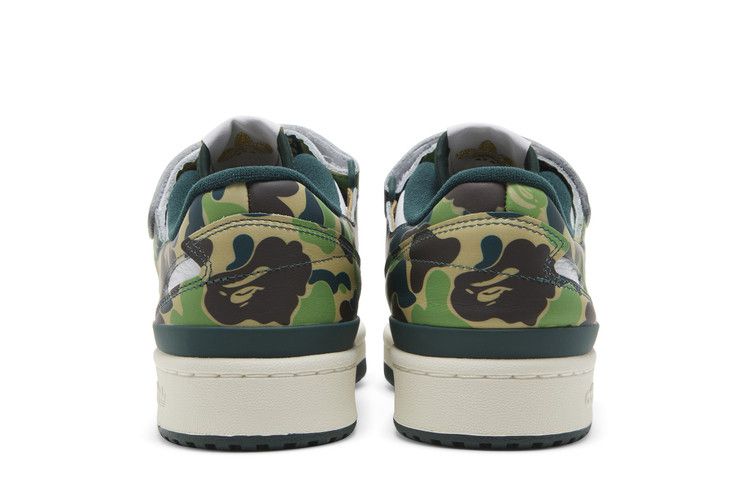 Men's Sneakers adidas Forum 84 Low Bape 30th Anniversary Green Camo Cloud White/Core White/Metallic Gold