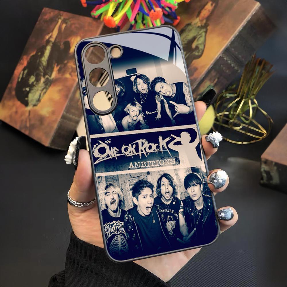 Japan Band ONE OK ROCK Phone Case For Samsung Galaxy S25 S24 S23 S22 S20 S21 Note20 Ultra Plus Fe Colored Silver Cover