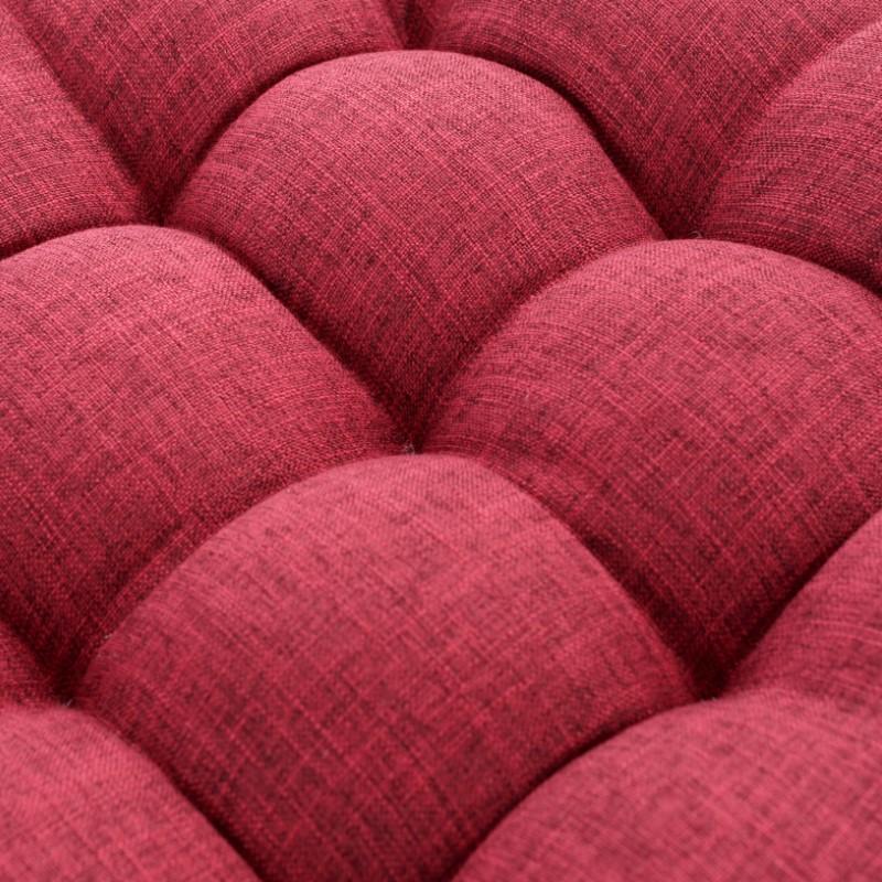 Red Christmas Large Floor Seat Cushion Thickened Tatami Chair Seat Pillow Pad Tufted Round Big Pillows Chair Pad Ottoman Poufs