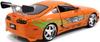 Jada Toys Fast Furious Series Брайан Toyota Supra Готовый продукт и 1/24 Оранжевый/Графика