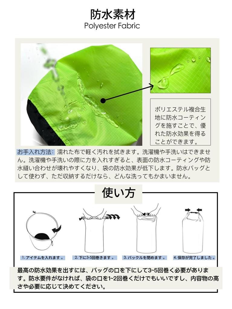 Oumino Waterproof Dry Bags of for and Outdoor Fully and Portable Pink 3L Navy Blue (Set 2) Pool, Beach, Fishing, Activities, Waterproof,