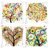 New Pillowcase Art Abstract Print Pillowcase Tree Print Pillow Home Sofa
