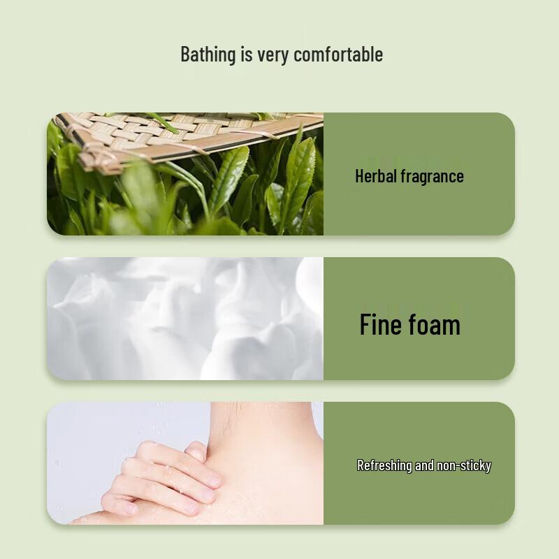 Liushen Refreshing Green Tea Shower Gel