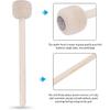 Drum Mallet, Wooden Felt Hammer for Bass Percussion, Durable Portable Drumstick for Student Professionals