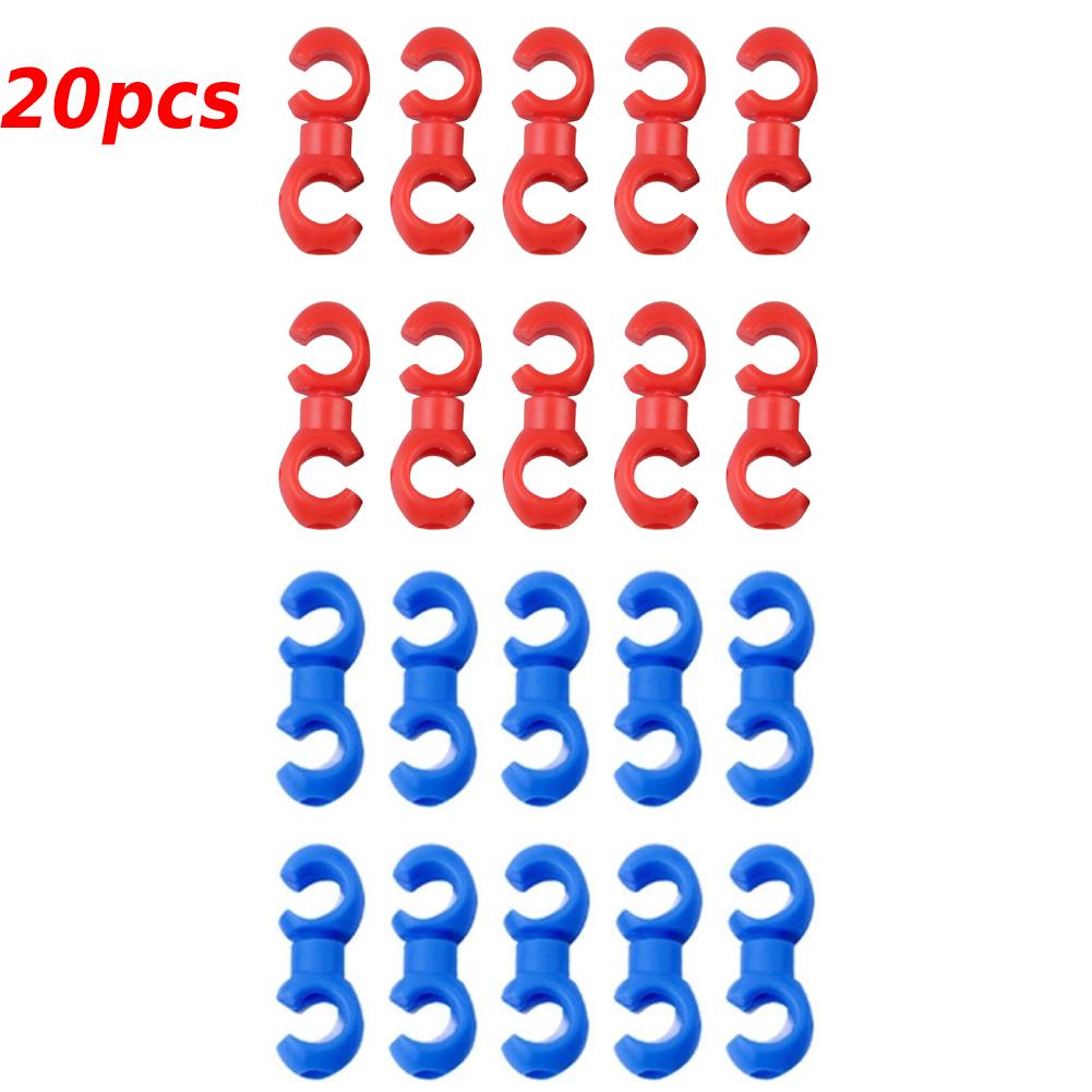 10/20pcs Bicycle MTB Brake Cable S Style Clips Rotating Buckle Hose Guide Bike Cross Line Hook Tidy Clip Ring Clasp Cycling