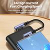 15CM 30CM Dual Elbow Type C To Type C Cable 90 Degree Short Power Bank Fast Charging USB C Data Cord  For iPhone 15 16 Samsung