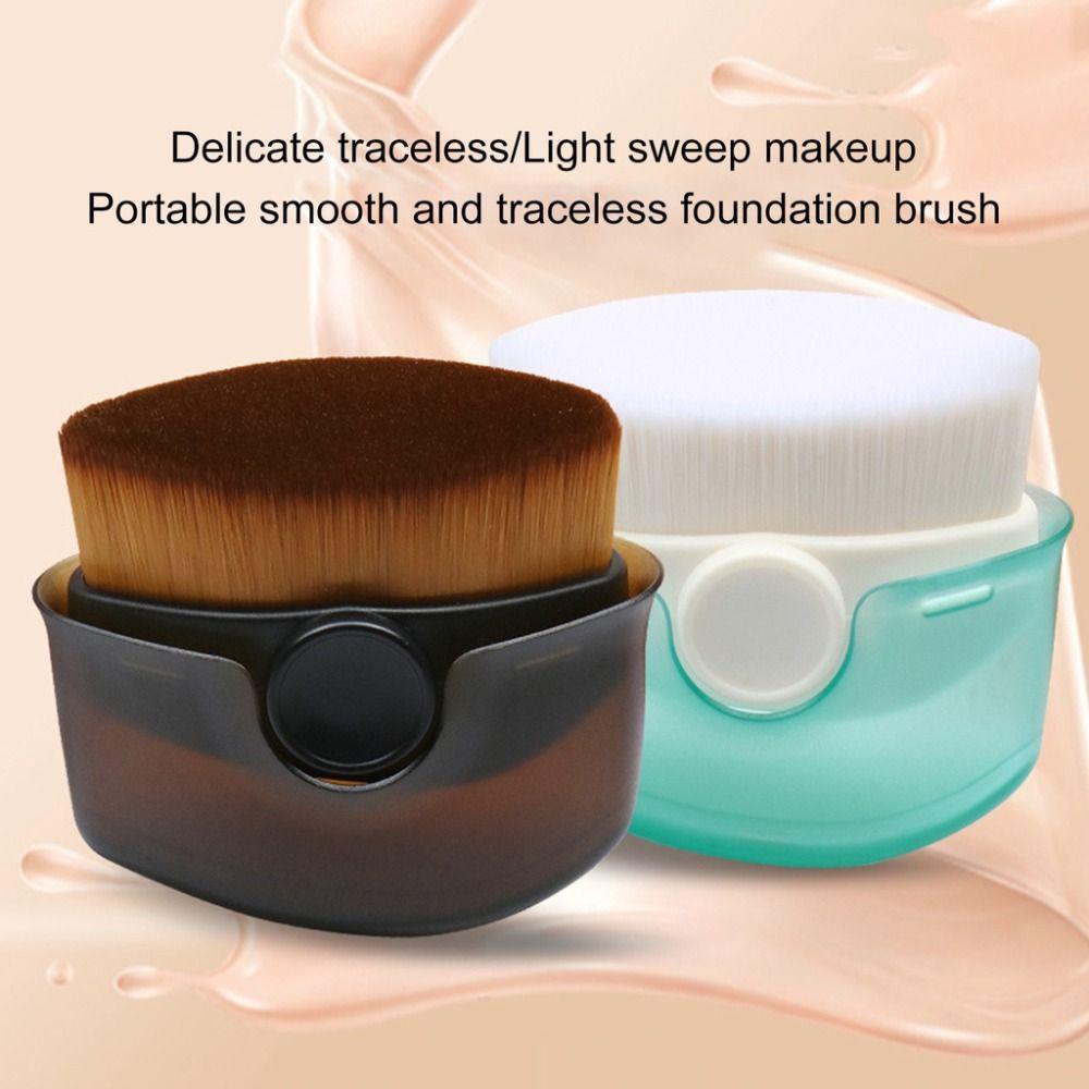 Professional Kabuki Makeup Brush Soft Contour Silhouette Brush Face Seamless Base Brush  Women