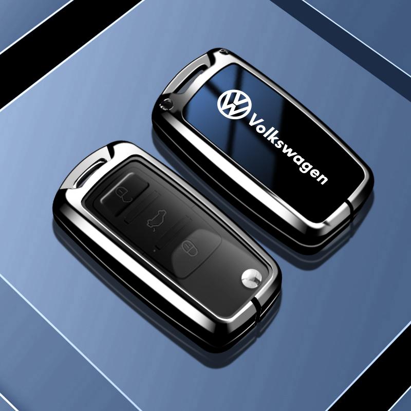 Для VOLKSWAGEN VW Новый Чехол-Кейс из Цинкового Сплава для Автомобильного Ключа Полная Защитная Оболочка Сумка для VW Volkswagen Polo Tiguan Passat Golf Jetta La