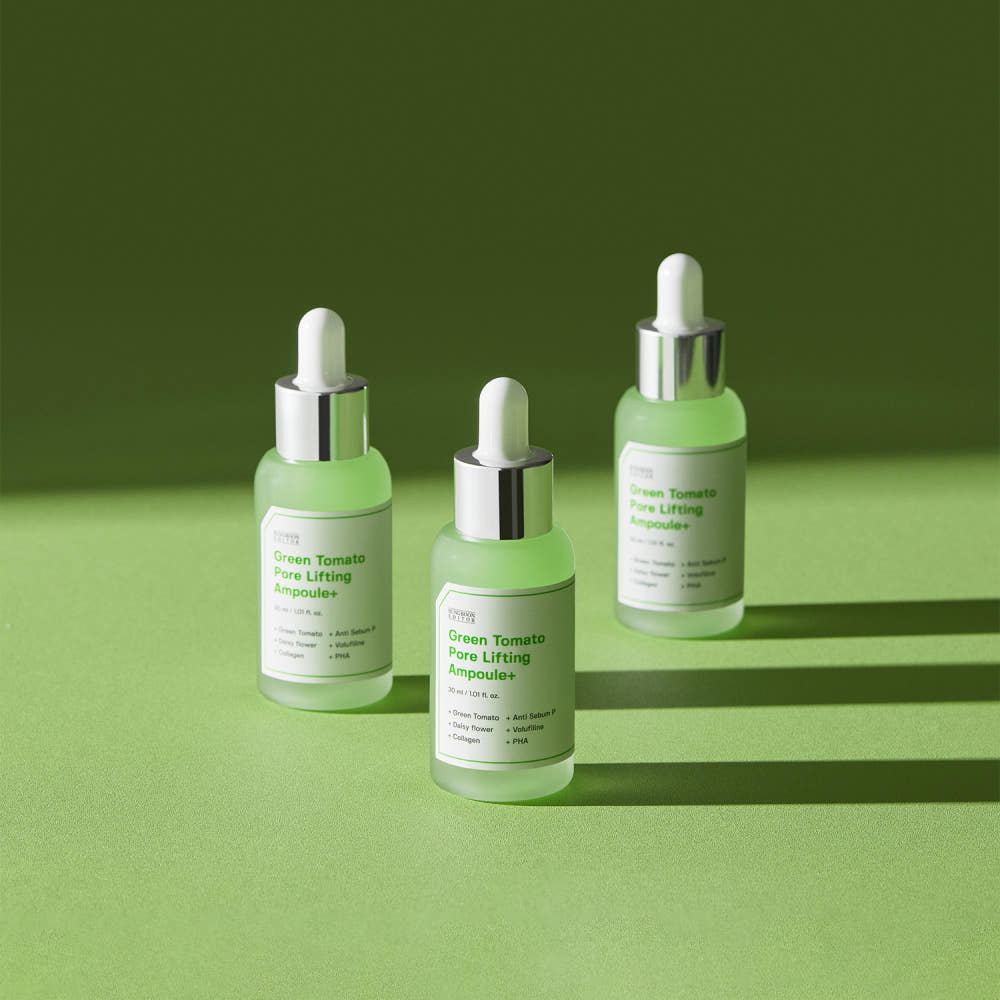 SUNGBOON EDITOR Green Tomato Pore Lifting Ampoule Plus 30ml Korean Firming & Pore Care Facial Ampoule