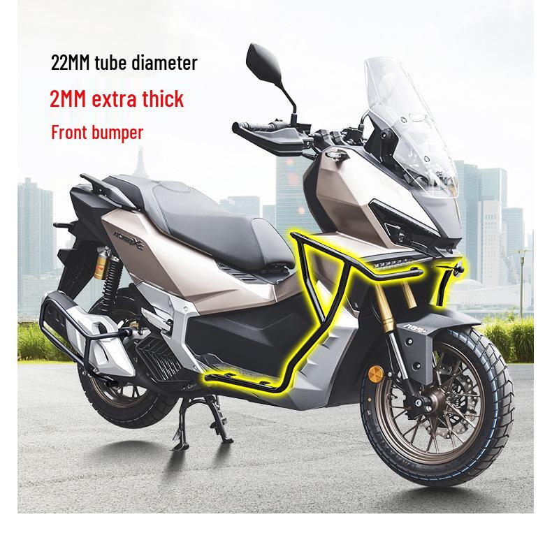 Compatible Accessories for Honda NS150XC: Front & Rear Bumpers, Exhaust & Radiator Covers