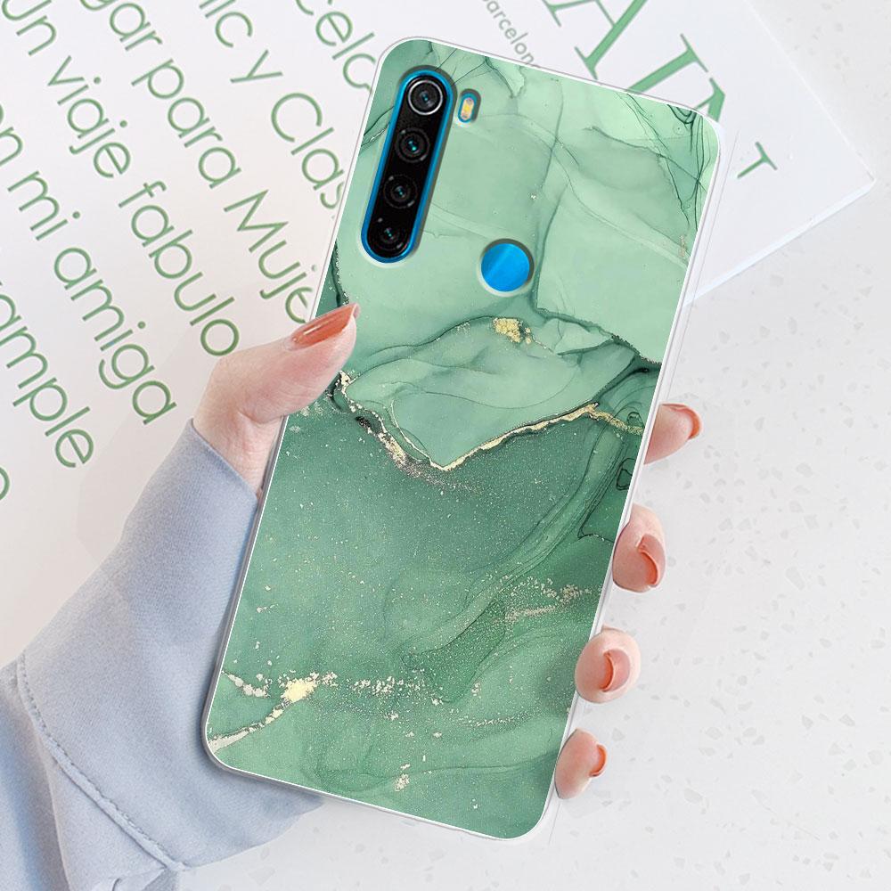 For Xiaomi Redmi Note 8 2021 Case Redmi Note 8T Cute Marble Transparent Cases For Redmi Note 8 Pro Silicone Clear Phone Bumper