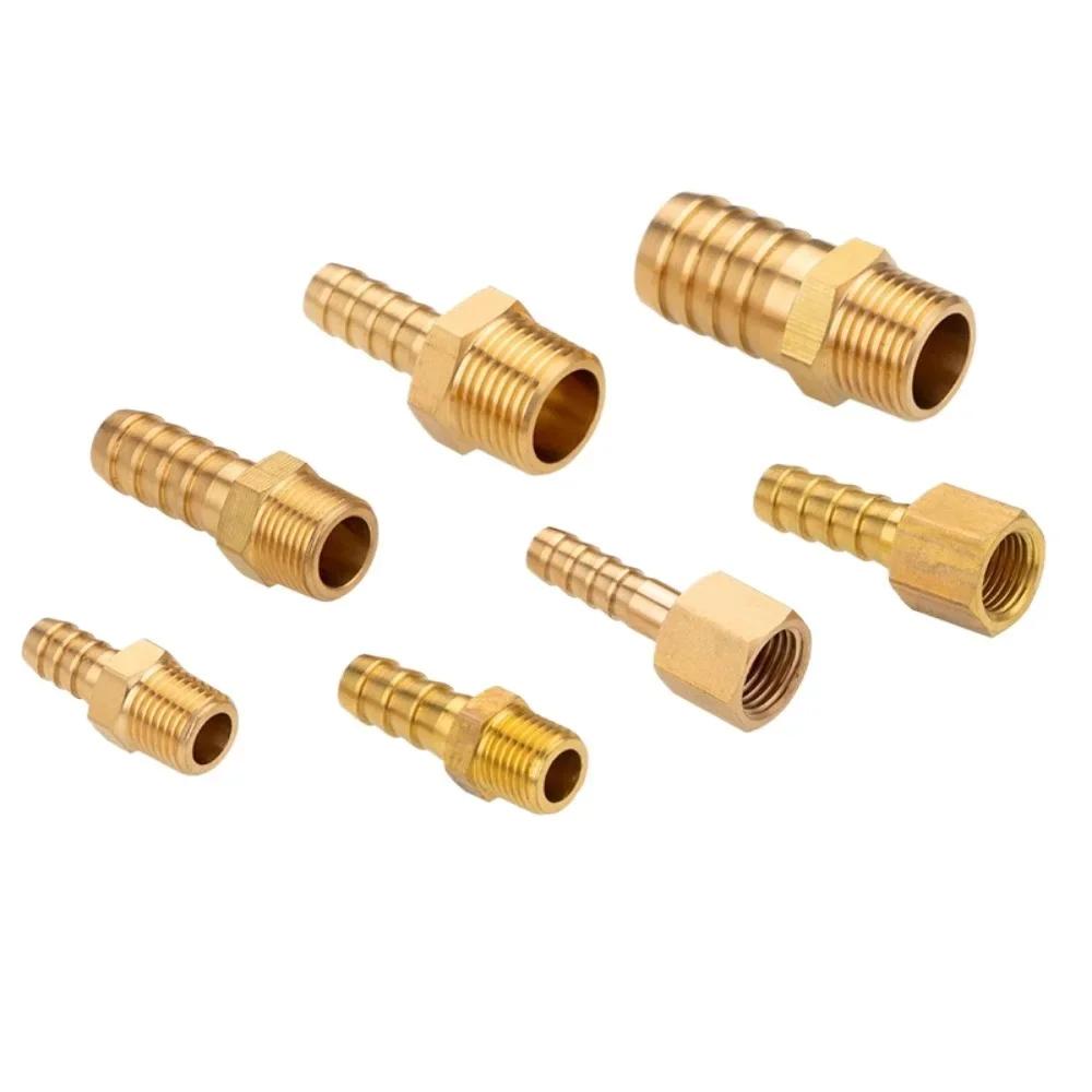 1/8" 1/4" 3/8" 1/2" NPT внутренняя x 1/8 3/16" 5/16" 3/8 1/2 дюйма штуцер для шланга, латунный фитинг, соединитель, топливный