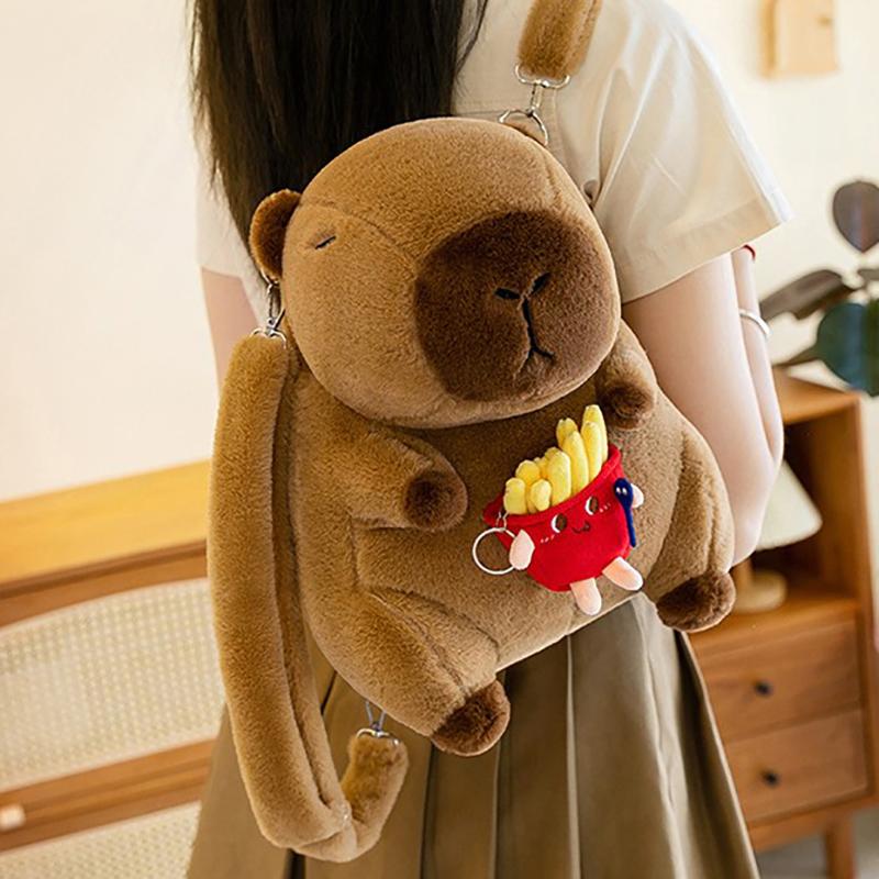 35 см Капибара плюшевый рюкзак кавайная плюшевая кукла меховая сумка детская сумка сумка через плечо мини рюкзак сумки подарки для друга