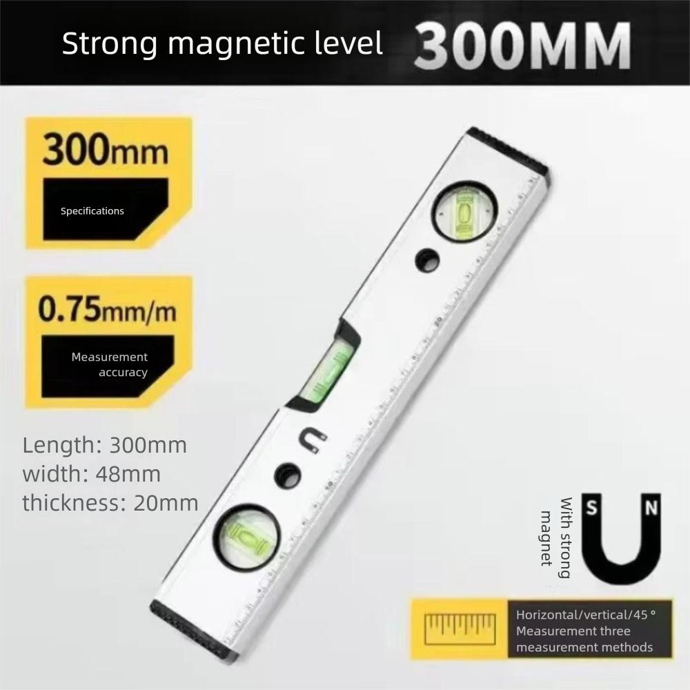 Magnetic Horizontal Ruler Measuring Instrument Magnetic Measuring Level Measuring Leveler