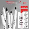 Waterproof Fine Point Black Pen - Oil-Based Outlining for Art & School Use, Fade-Resistant Ink.