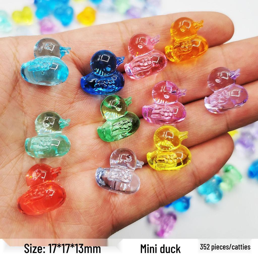 Colorful Mini Acrylic Milk Bottle Cartoon Ornaments - Cute Handmade DIY Decorative Accessories