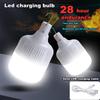 USB Rechargeable Light Bulb Outdoor Camping 3 Model Dimmable Portable Lanterns Emergency Light  20W 40W 60W 100W